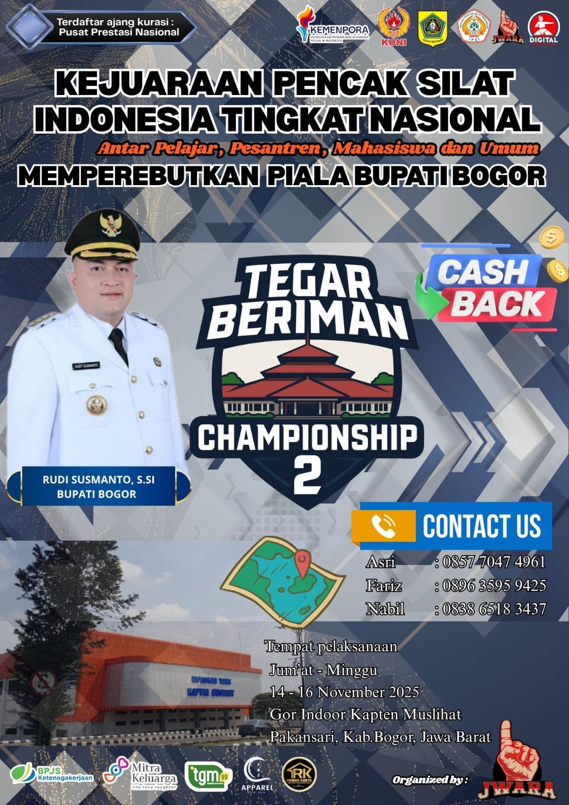 KEJUARAAN PENCAK SILAT TEGAR BERIMAN CHAMPIONSHIP 2